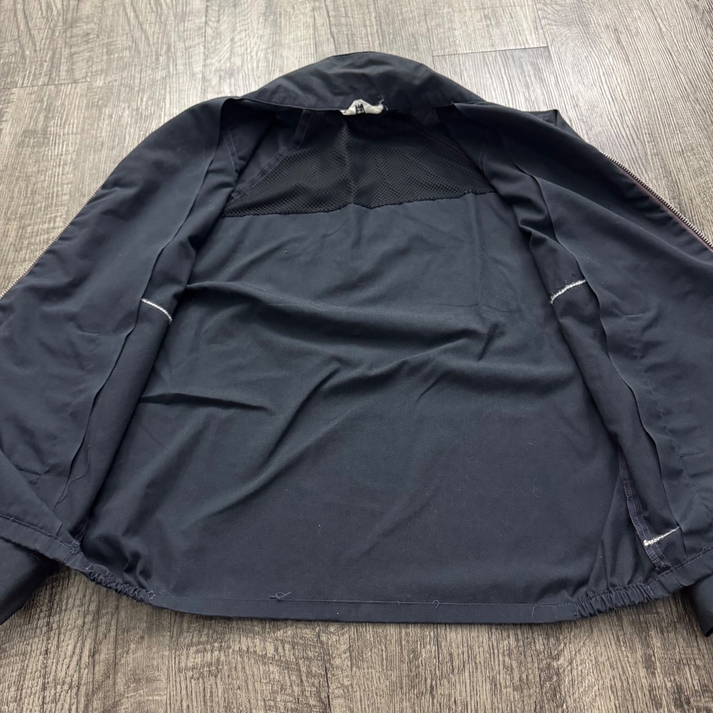 Vintage Combed Cotton Dacron Workwear Jacket 60s 70s Bomber Harrington Blue 42 - Picture 9 of 9